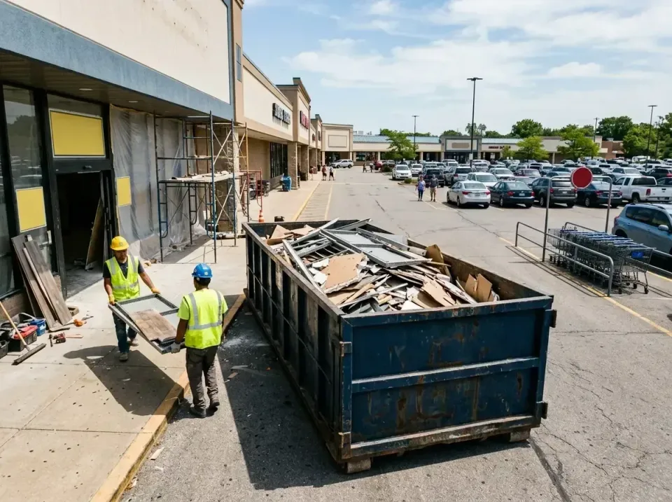 retail-store-renovation-debris-003 — frequently asked questions, Roll-off Dumpster Rentals in Chicago Ridge, IL